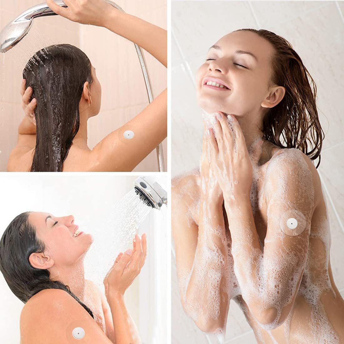 ELEPHANTBOAT 30Pcs Freestyle Sensor Covers Transparent Self Adhesive Patch Sticker for Freestyle Libre with Waterproof & Breatheable, Fix Your Sensor On Arm ELEPHANTBOAT 30Pcs Freestyle Sensor Covers Transparent Self Adhesive Patch Sticker for Freestyle Libre with Waterproof & Breatheable, Fix Your Sensor On Arm